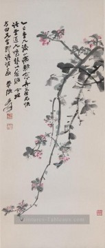  fleurs - Chang dai chien fleurs de pommetier 1965 traditionnelle chinoise